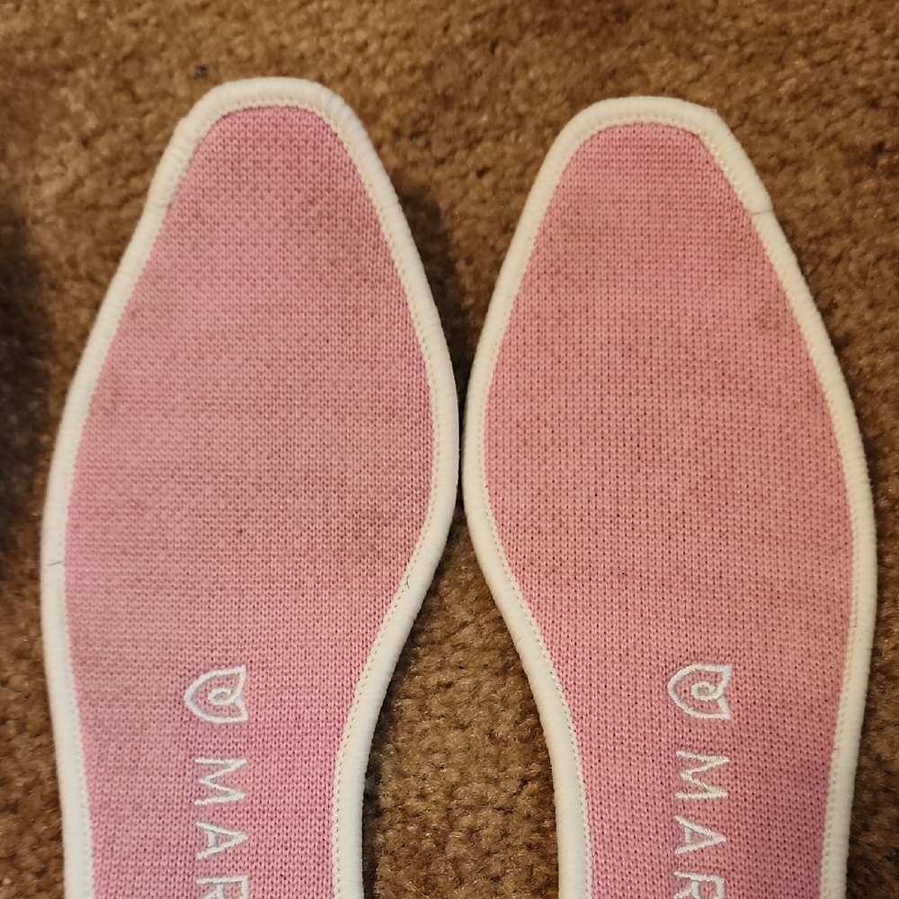 Rothy's X Marta Ferri Flats Flame Azalea Colorblock Especial Edition Retired - Picture 11 of 15